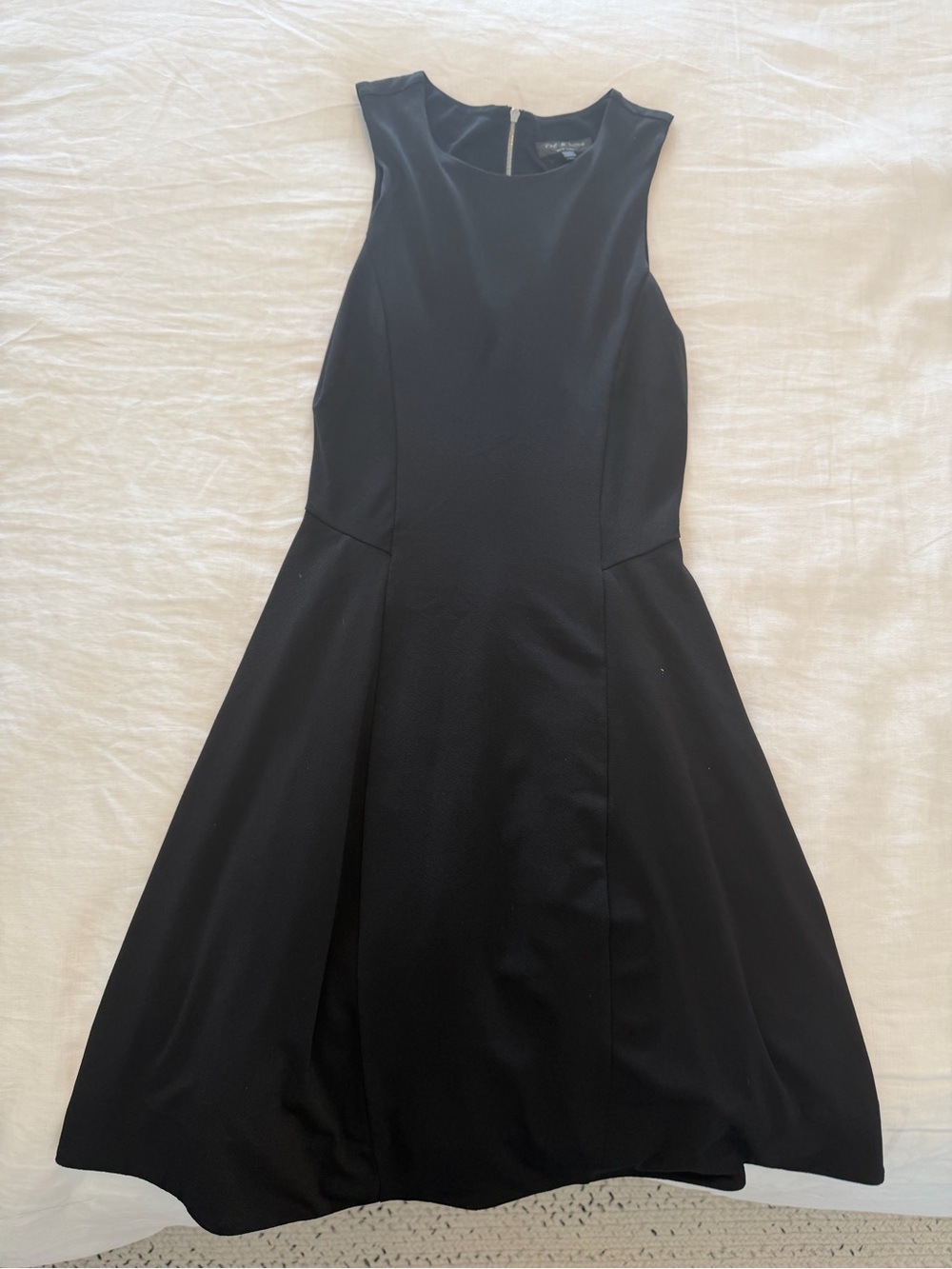 Rag & Bone Black Sleeveless A-Line Dress